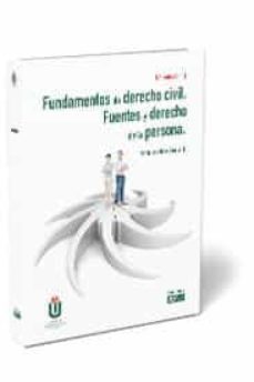 fundamentos de derecho civil. fuentes y derecho de la persona (5ªed)-9788445438930