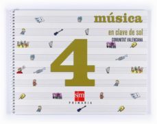 musica en clau de sol 4º primaria ed 2008 valencia-9788467527230