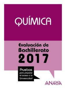 quimica. evaluacion de bachillerato 2017-18-francisca ester fernandez feal-9788469844830
