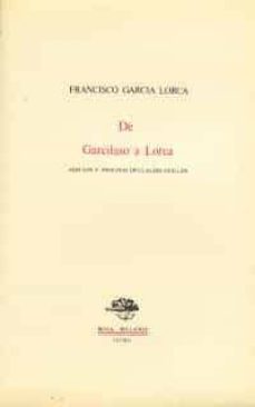de garcilaso a lorca-gloria garcia lorca-9788470901430