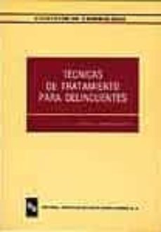 tecnicas de tratamiento para delincuentes-vicente garrido-9788480040730
