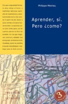aprender si... pero como-9788480630030