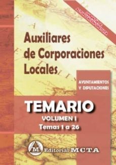 auxiliares de corporaciones locales (vol. i): temario-manuel segura ruiz-9788482193830