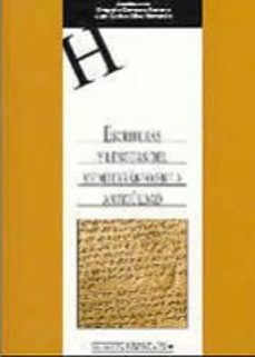 escrituras y lenguas del mediterraneo en la antigüedad-gregorio carrasco serrano-juan carlos oliva mompean-9788484273530