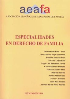 especialidades en derecho de familia-9788490319130