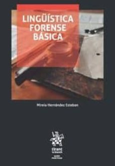 linguistica forense basica-mireya hernandez-9788491430230