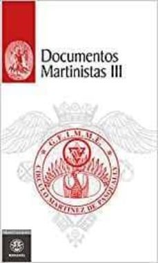 documentos martinistas iii-9788498274530