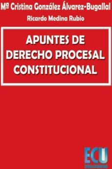 apuntes de derecho procesal constitucional (ebook)-cristina gonzalez alvarez bugallal-ricardo medina rubio-9788499488530