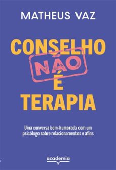 conselho no e terapia (ebook)-matheus vaz-9788542238730