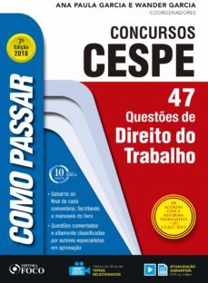 como passar em concursos cespe: direito do trabalho (ebook)-9788582422830