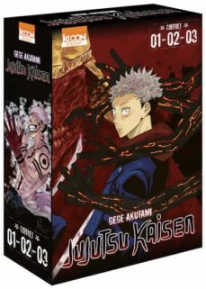 coffret jujutsu kaisen vol. 1 a 3 (frances)-9791032712030