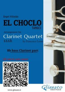 bb bass clarinet part of "el choclo" for clarinet quartet (ebook)-9791221392630