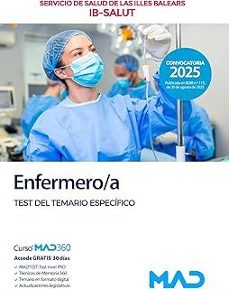 enfermero/a del servicio de salud de las illes balears (ib salut) test del temario especifico-9791370282530
