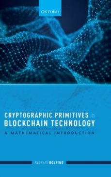 cryptographic primitives in blockchain technology-andreas bolfing-9780198862840