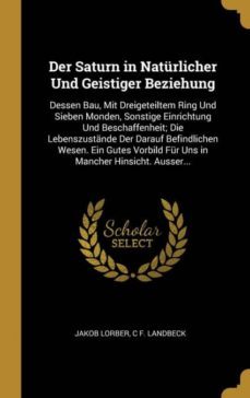 der saturn in naturlicher und geistiger beziehung-9780274153640