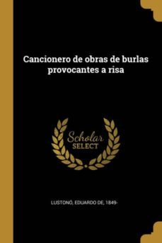 cancionero de obras de burlas provocantes a risa-9780274538140
