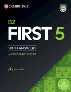 b2 first 5 student s book with answers with audio with resource bank-9781009272940