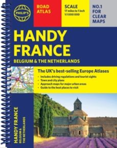 philips handy road atlas france, belgium and the netherlands-9781849077040