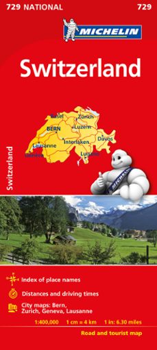 switzerland 2019 (mapa national michelin) (ingles)-9782067171640