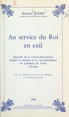 au service du roi en exil-henri dugon-9782307659440