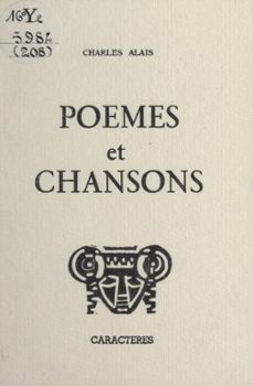 poèmes et chansons (ebook)-charles alais-9782704706440