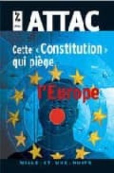 cette "constitution" qui piege l europe-9782842057640