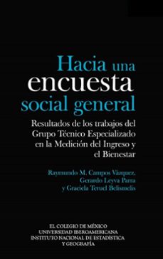 hacia una encuesta social general resultados de los trabajos del grupo tecnico especializado de la medicion del ingreso y el bienestar (ebook)-9786075645940