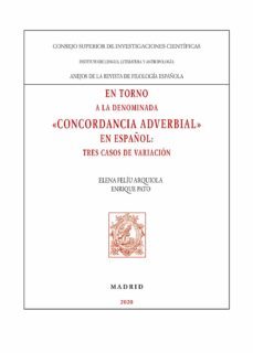 en torno a la denominada "concordancia adverbial" en español : tr es casos de variacion-9788400106140