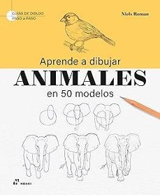 aprende a dibujar animales en 50 modelos-niels roman-9788410650640