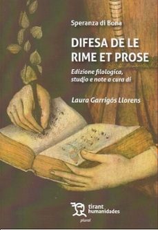 difesa delle rime e prose-speranza di bona-laura garrigos llorens-9788410818040