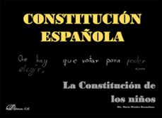 constitucion española. laconstitucion de los niños-maria mendez rocasolano-9788411227940