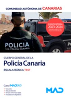 cuerpo general de la policia canaria. escala basica test-9788414277140