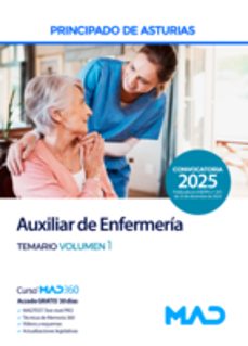 auxiliar de enfermeria. temario volumen 1-9788414291740