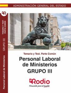 parte comun. temario y test. personal laboral de ministerios. grupo iii.-9788417661540