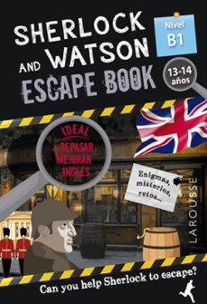 sherlock & watson. escape book para repasar ingles. 13-14 años-9788418473340