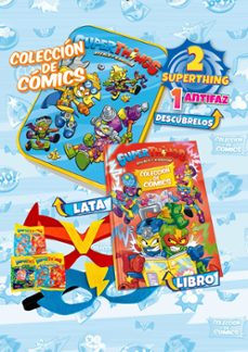 libro del coleccionista de comics superthings rescue force neon power  lata-9788419011640