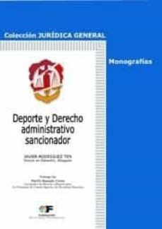 deporte y derecho administrativo sancionador-9788429015140