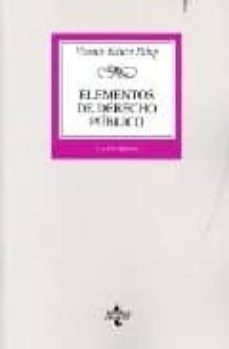 elementos de derecho publico (4ª ed.)-vicente escuin palop-9788430943340