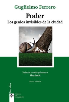 poder. los genios invisibles de la ciudad-guglielmo ferrero-9788430984640