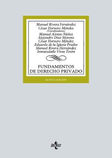 fundamentos de derecho privado (5ª ed.)-manuel rivera fernandez-cesar hornero mendez-9788430990740