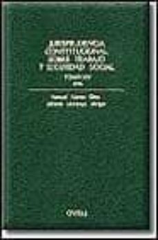 elenco y estudio de las sentencias del tribunal constitucional, 1 996-alfredo montoya melgar-manuel alonso olea-9788447009640