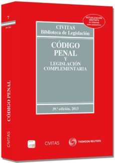 codigo penal y legislacion complementaria 2013 formato duo (39ª ed)-9788447044740