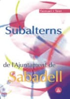 subalterns de l ajuntamient de sabadell. temari i test-9788466539340