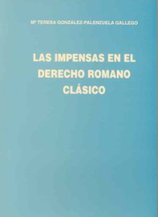 las impensas en el derecho romano clasico-9788477232940