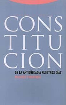 constitucion: de la antiguedad a nuestros dias-9788481644340