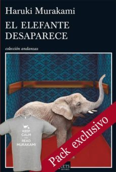 pack libro el elefante desaparece + camiseta keep calm murakami-haruki murakami-9788490662540