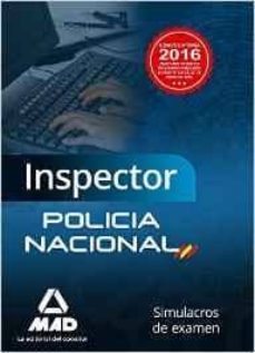 inspector de policia nacional. simulacros de examen-rocio clavijo gamero-9788490939840