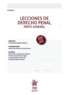 lecciones de derecho penal parte general 3ª ed-jose miguel zugaldia espinar-9788491431640