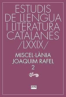miscel·lània joaquim rafel, 2-9788491913740