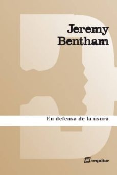 en defensa de la usura-jeremy bentham-9788495363640